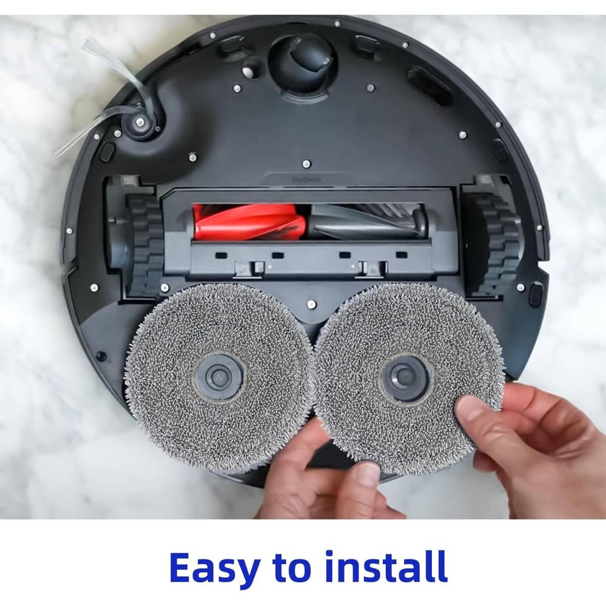 Ersatz-Mikrofaser-Mopppads kompatibel mit Saros 10R Roborock Saugrobotern