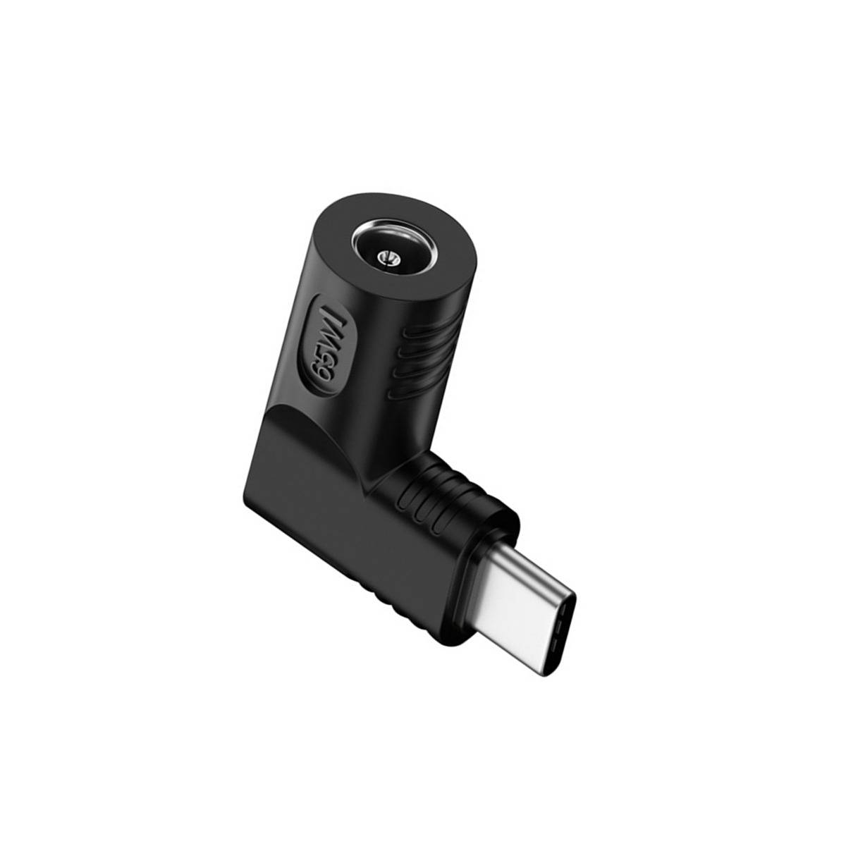 DC-Buchse auf USB Typ-C Stecker Adapter - 65W PD Stromversorgung, I-förmiger Anschluss
