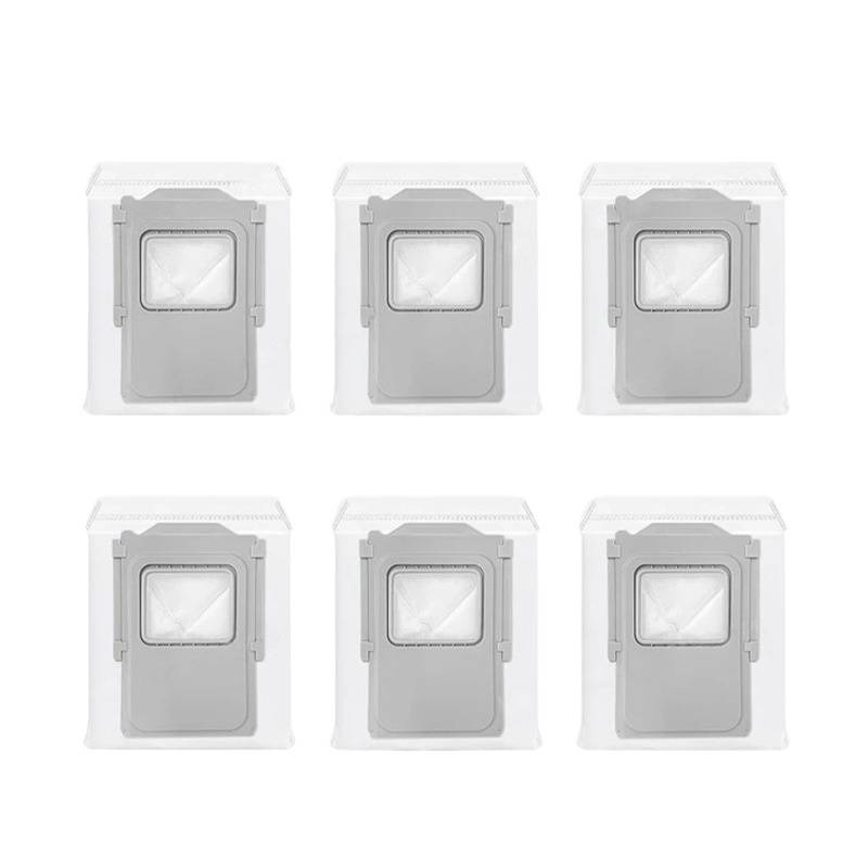 6er-Pack Ersatz-Staubbeutel kompatibel mit DJI ROMO Roboterstaubsaugern