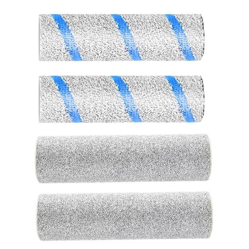 Ersatz-Hauptbürsten-Set kompatibel mit Ecovacs Deebot X8/X9 Pro/T80/X11 Serie - 4er Pack