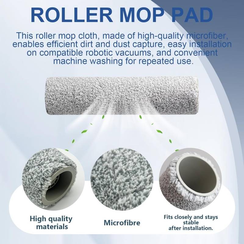 Ersatz-Hauptbürsten-Set kompatibel mit Ecovacs Deebot X8/X9 Pro/T80/X11 Serie - 4er Pack