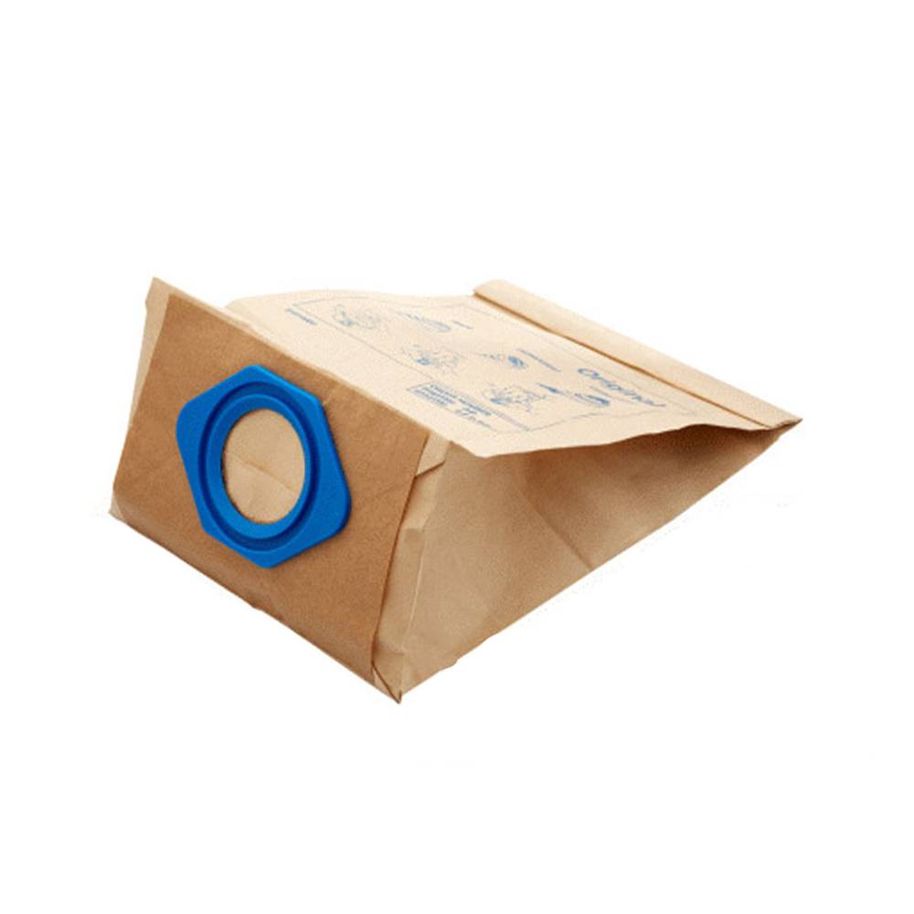 5er-Pack Mikrofaser-Papierstaubbeutel - Hellbraun, kompatibel mit Nilfisk GA70/GM80/GM90 Staubsaugern