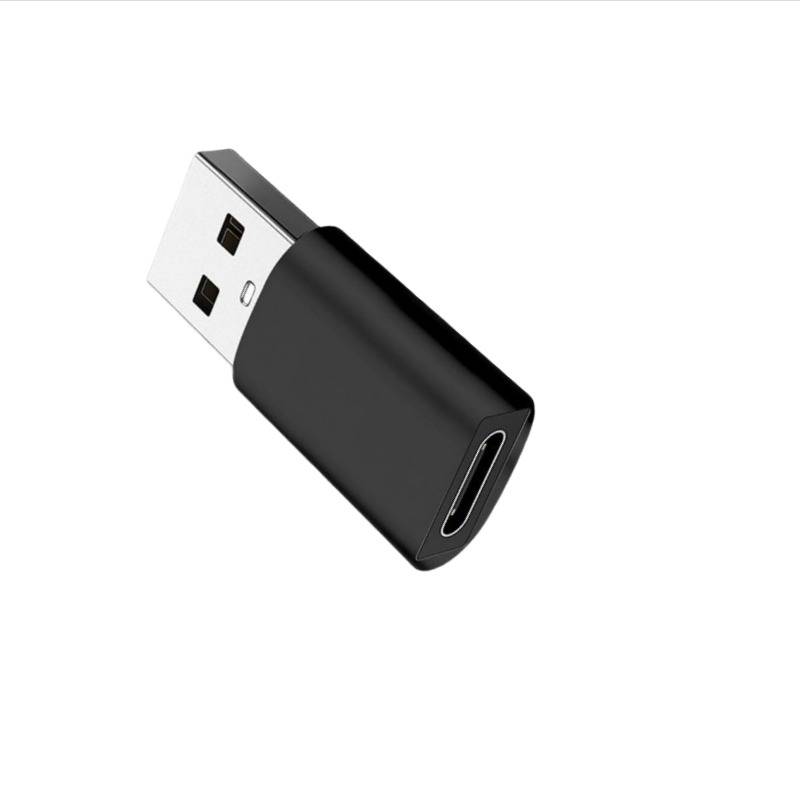 2er-Pack USB 3.0 Stecker auf Typ-C Buchse Adapter – Aluminiumlegierung Black