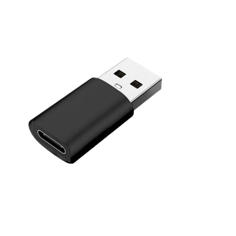 2er-Pack USB 3.0 Stecker auf Typ-C Buchse Adapter – Aluminiumlegierung Black