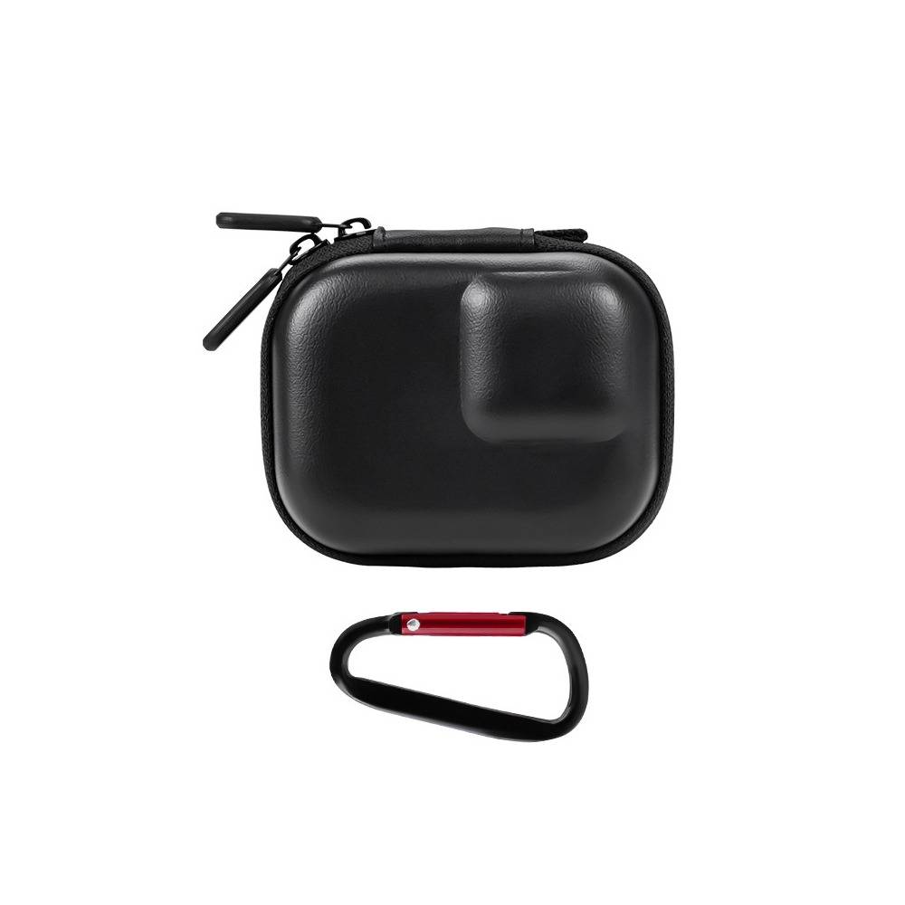 Kompakte Schutztasche kompatibel mit DJI Action 5 Pro/4/3 - Tragetasche für Action Cam Zubehör Black