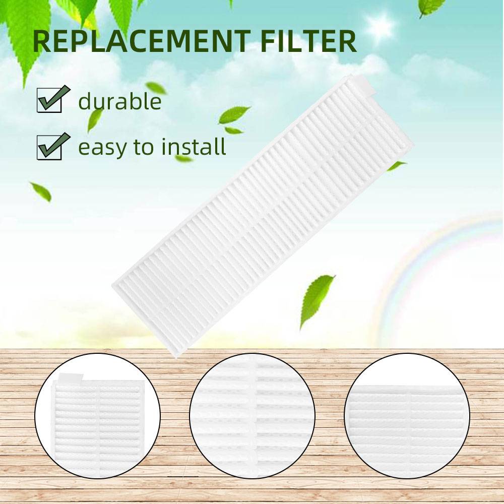 Ersatzfilterwerbung mit dem Text „langlebig