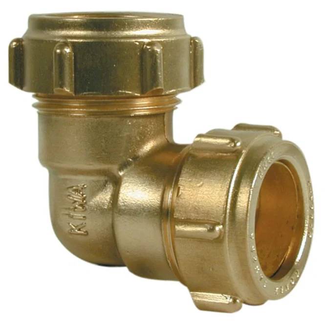 Wieland Moellersdorf Winkelverschraubung Conex 401, 90°, 15x15mm, Klemmanschluss, Messing, 1 Stk.