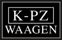 Schwarzes Logo mit weißem Text „K-PZ