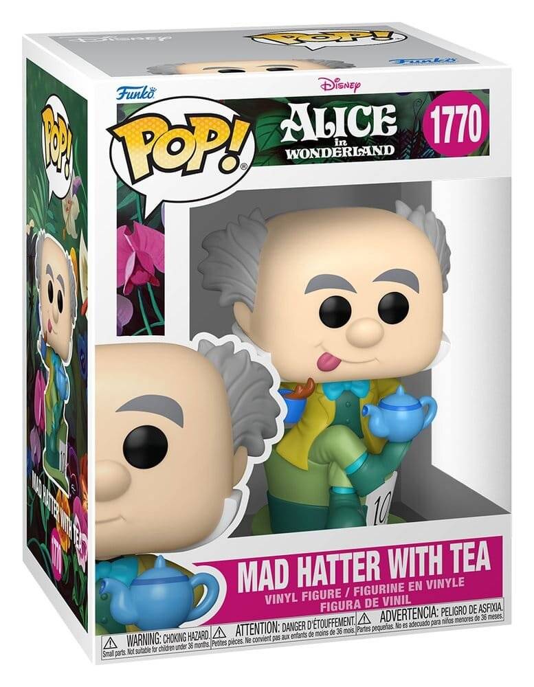 POP-Figur Disney Alice Im Wunderland Mad Hatter mit Tee