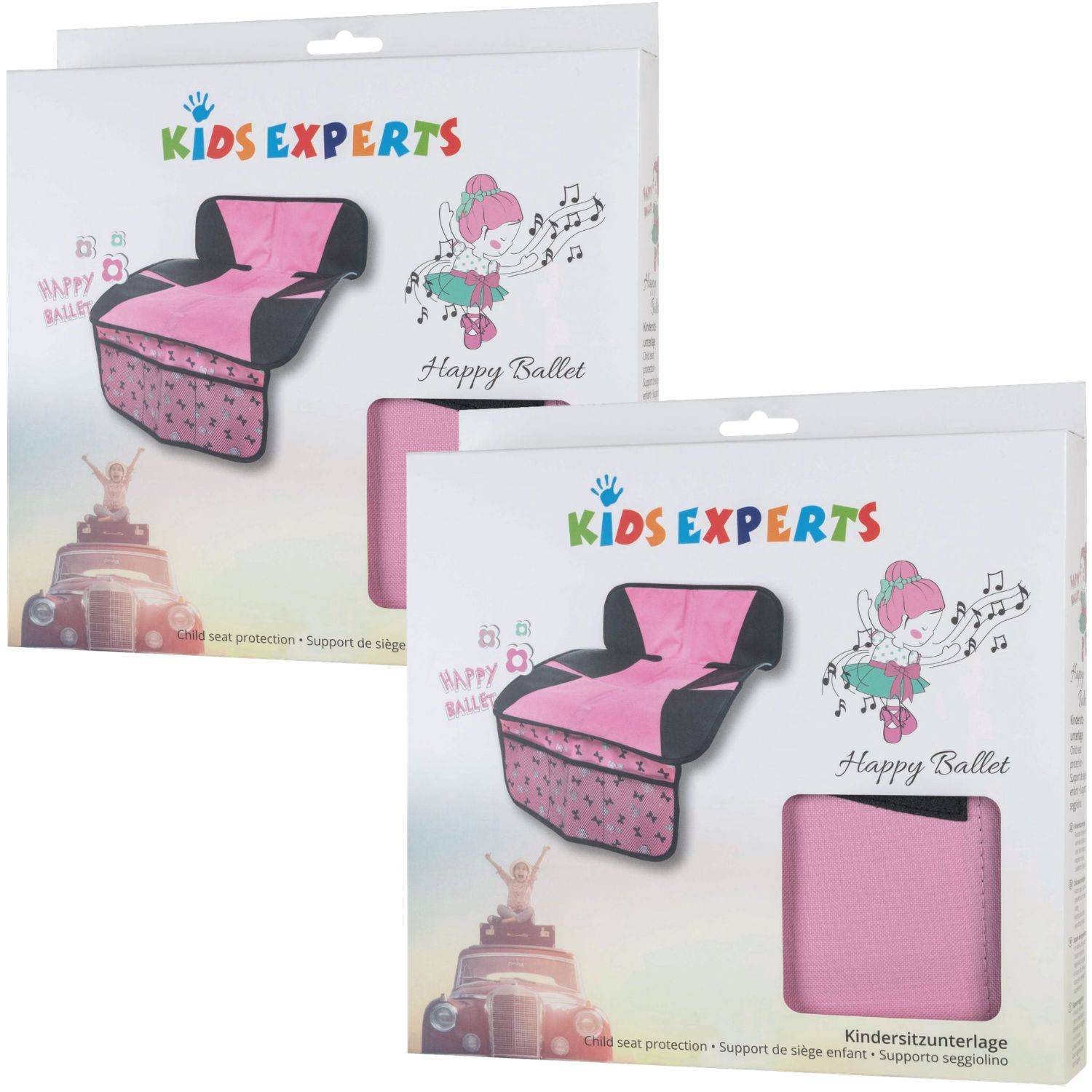 2x Universal Kindersitzunterlage Ballet Dol