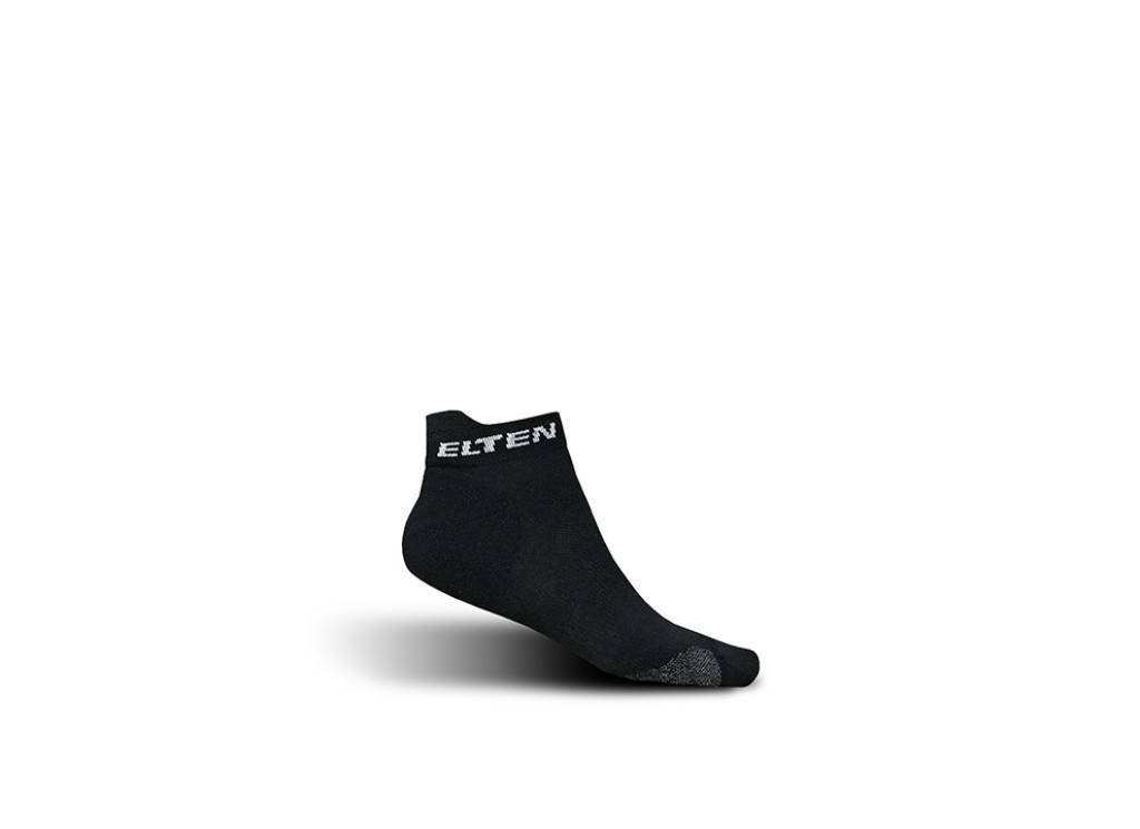 Schwarze Knöchelsocke mit 
