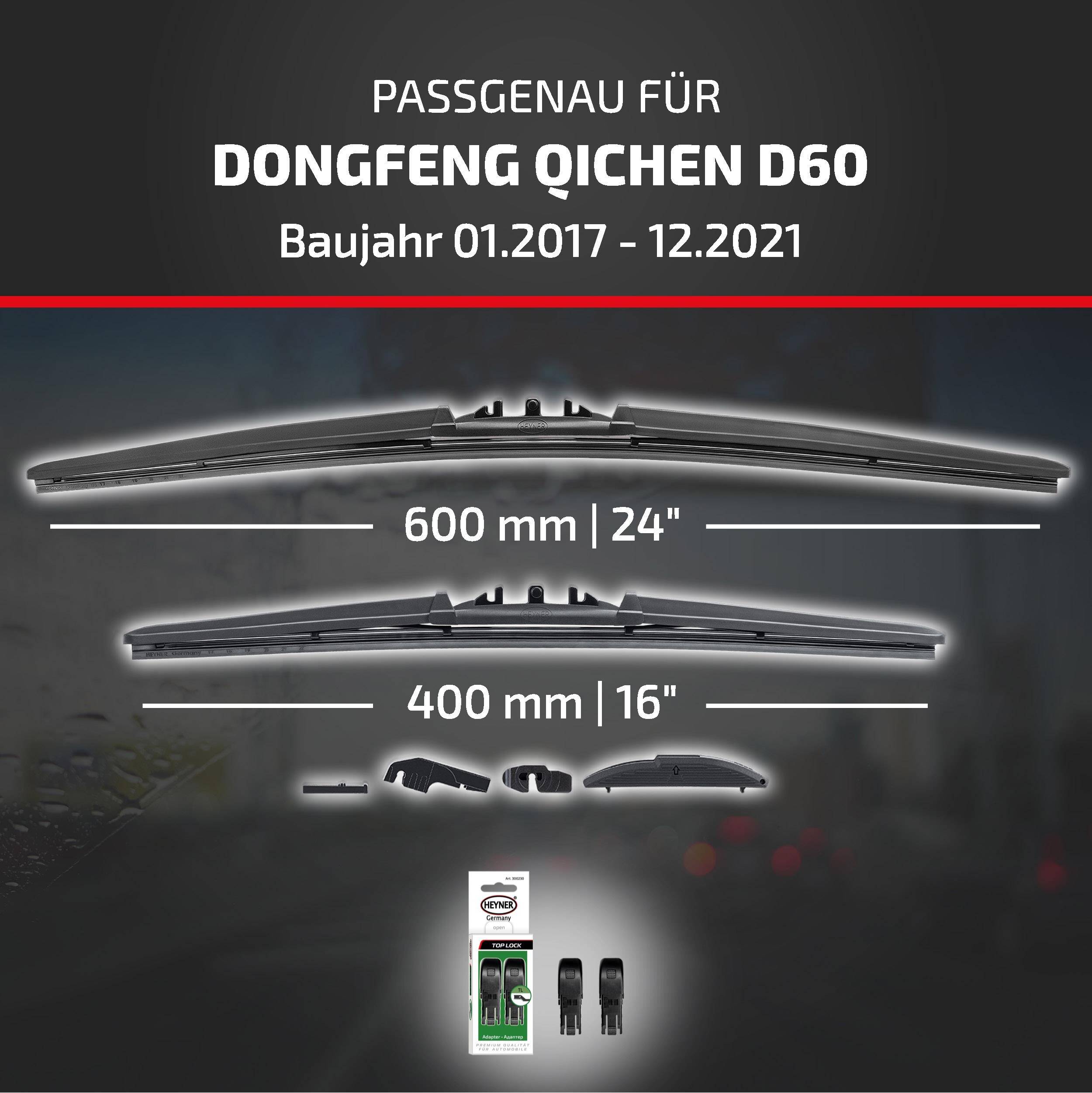 HEYNER® Scheibenwischer für DONGFENG QICHEN D60
