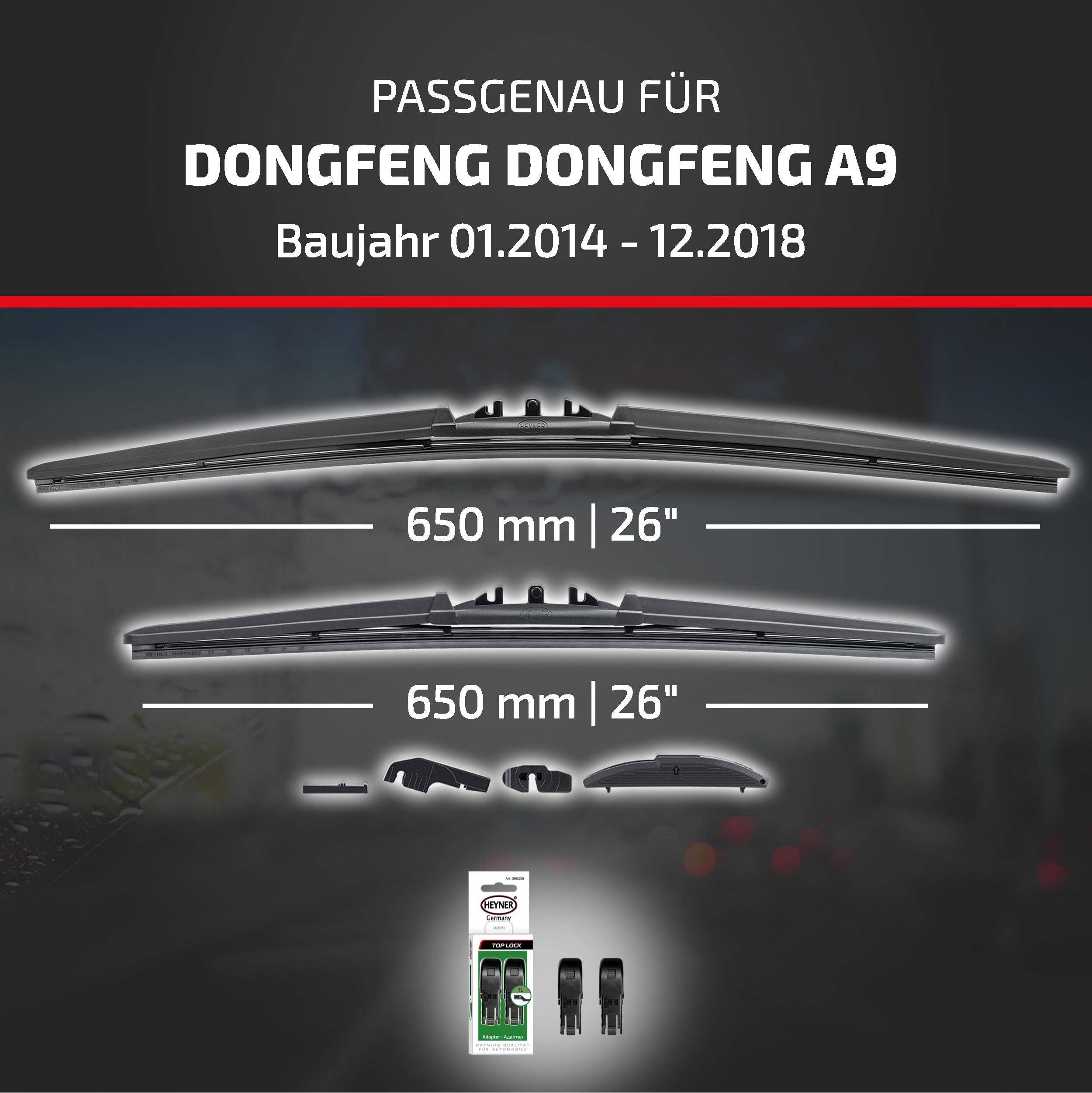 HEYNER® Scheibenwischer für DONGFENG DONGFENG A9