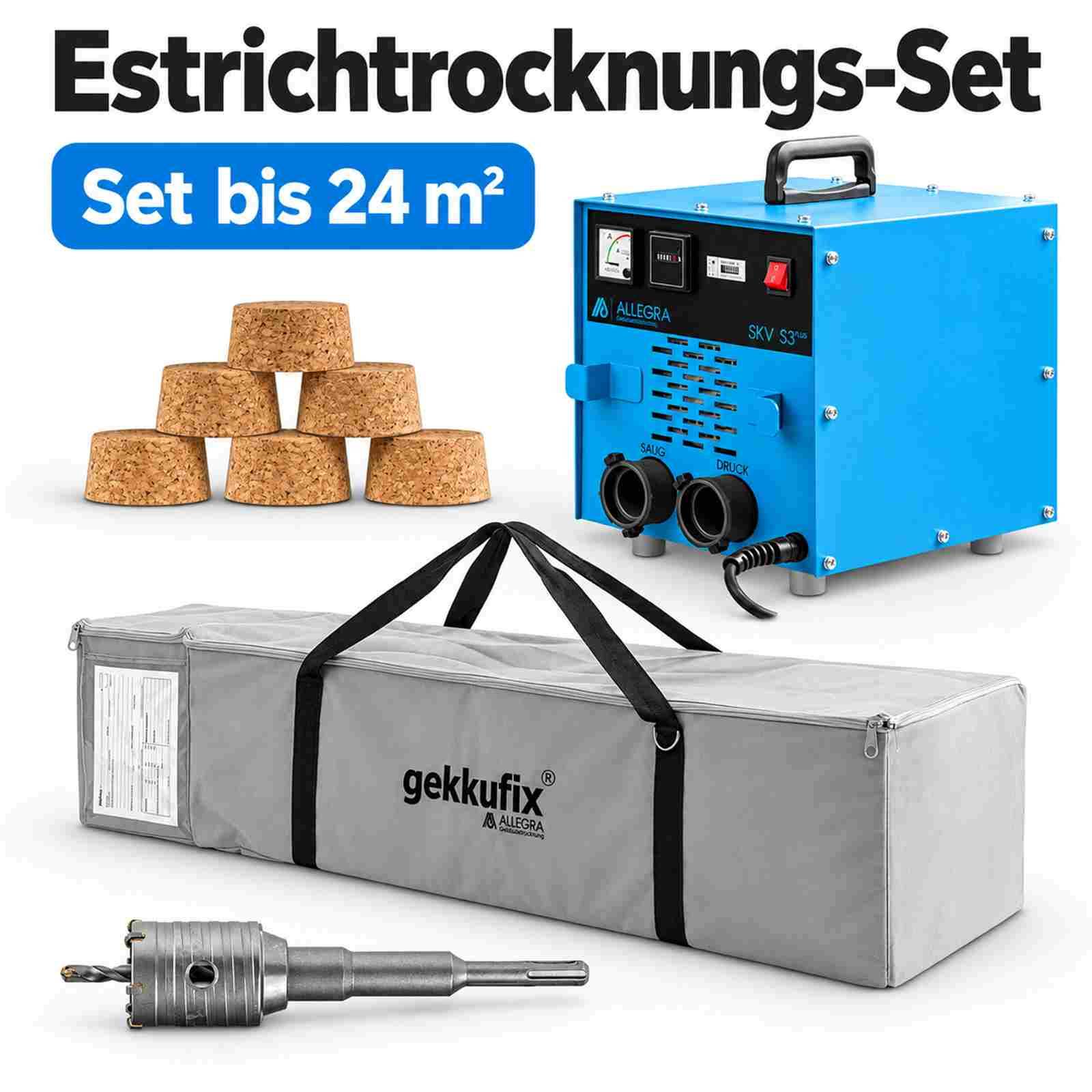 Profiset Estrichtrocknung bis 24m²