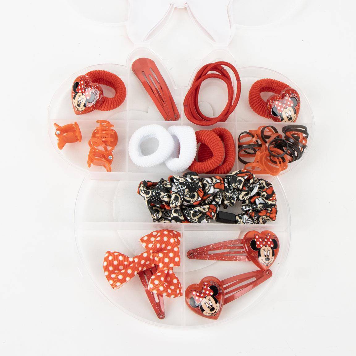 Disney Minnie Mouse Beauty Set Display 12 Stück Haaraccessoires Kinder mit jeweils 20 Accessoires für Kioske Tankstellen Händler