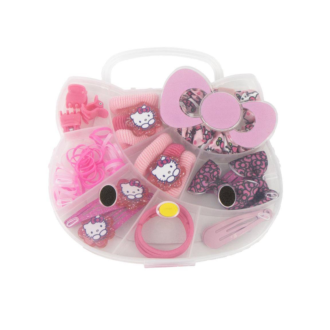 Hello Kitty Beauty Set Box Display 12 Stück Haaraccessoires jeweils mit 20 Haaraccessoires für Kioske Tankstellen Händler