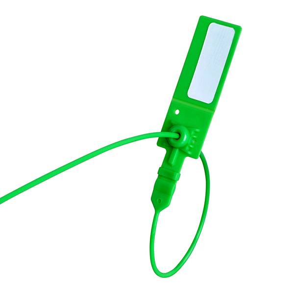 Grüne USB-LED-Leuchte mit Clip und flexiblem Kabel, auf weißem Hintergrund dargestellt.