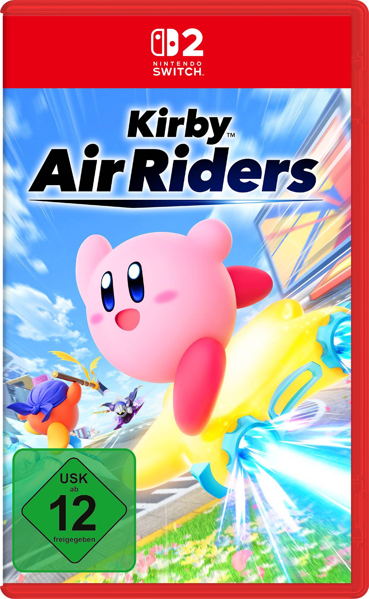 Nintendo Switch Spielcover für „Kirby Air Riders