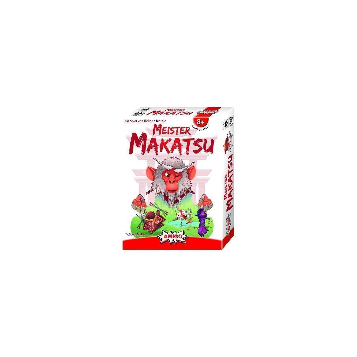 Schachtel des Brettspiels „Meister Makatsu