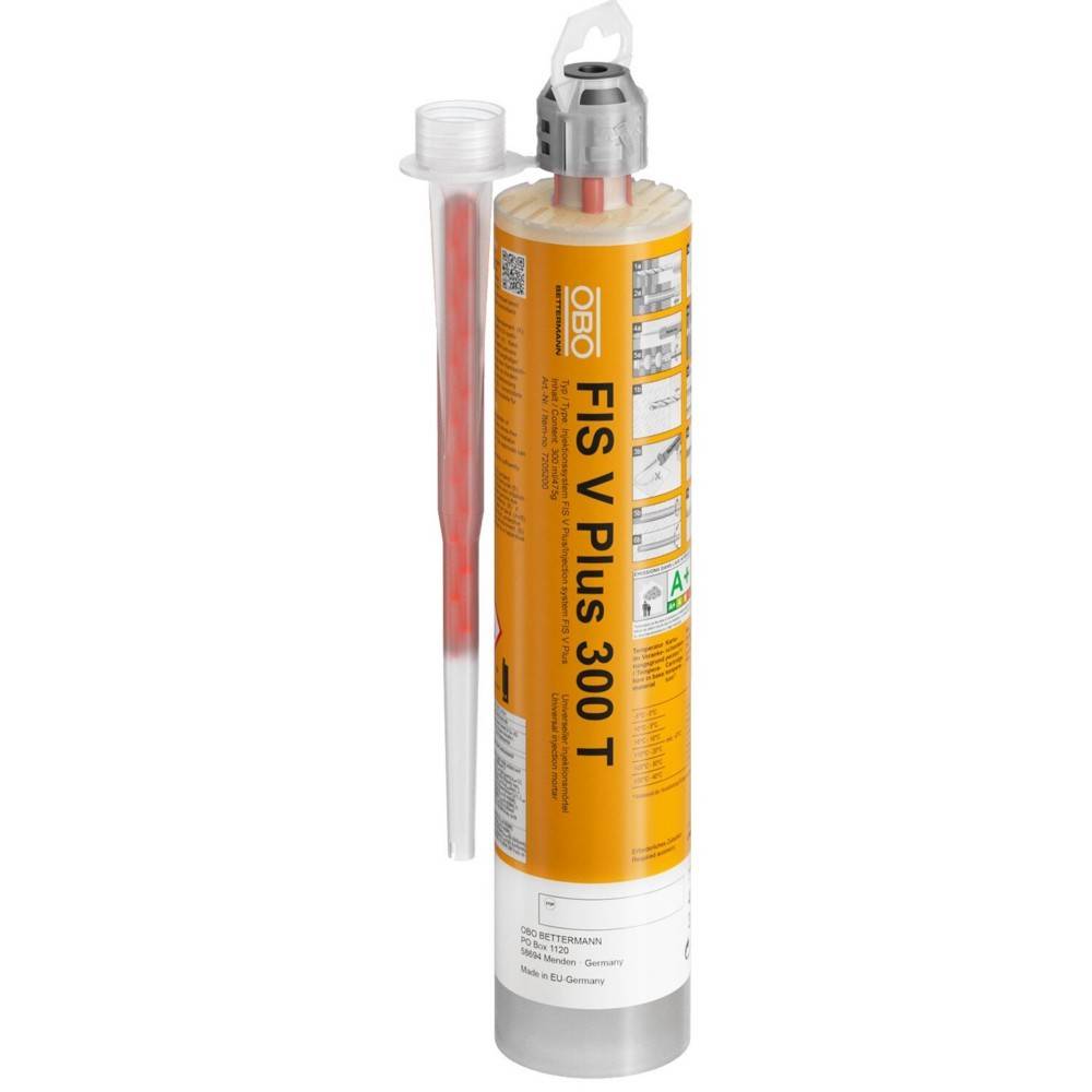 Orange Haftungspatrone mit der Bezeichnung „FIS V Plus 300 T