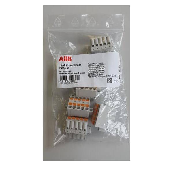 Eine versiegelte ABB-Teiletasche mit der Beschriftung „TASA4 A0