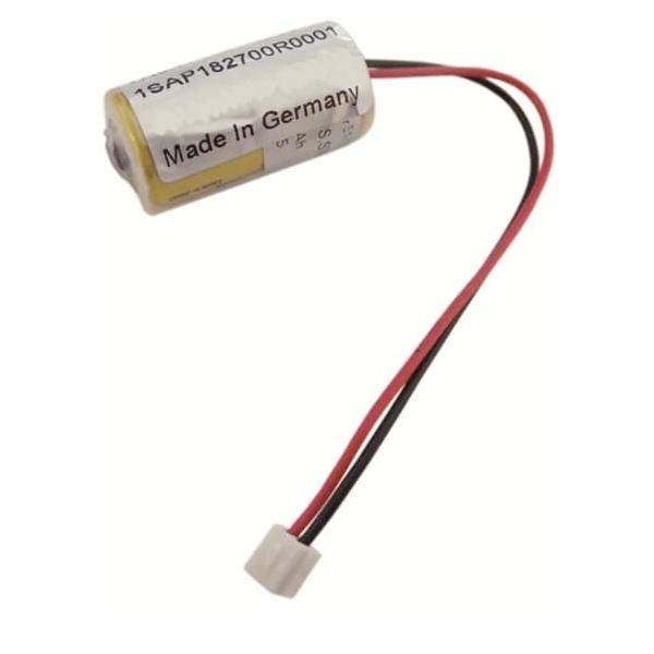 Kleine zylindrische Batteriezelle mit der Aufschrift 