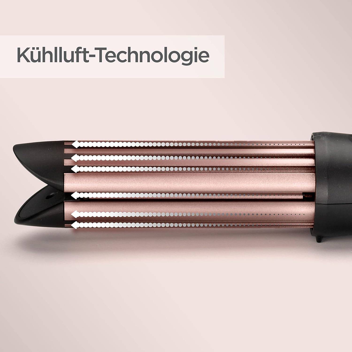 Haarformendes Gerät mit „Kühlluft-Technologie