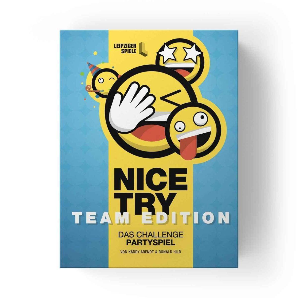 Brettspielschachtel für „Nice Try Team Edition