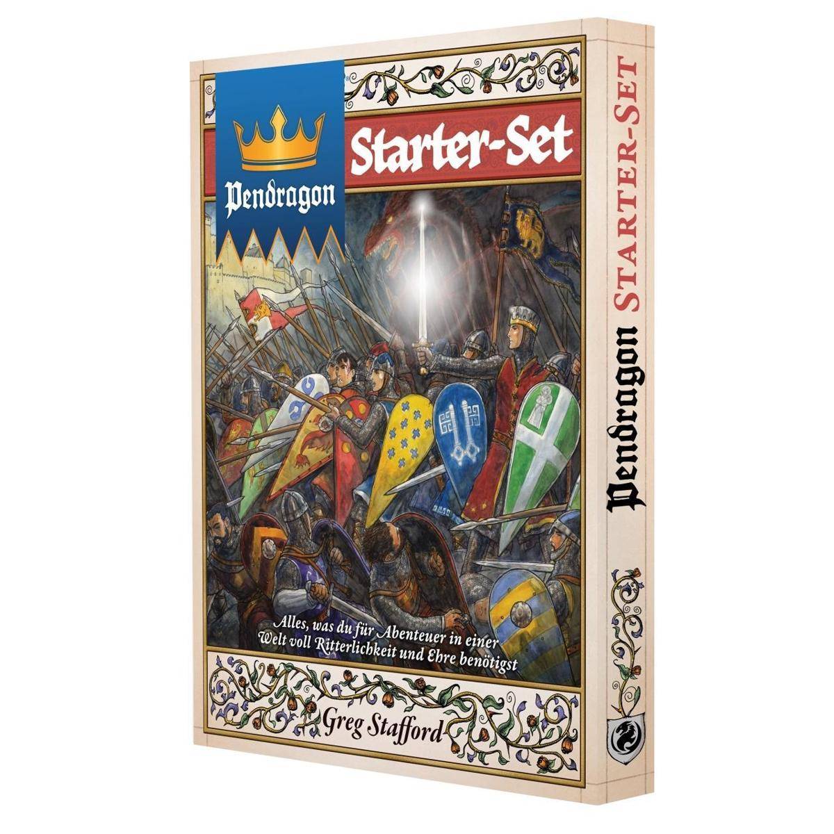 Spielschachtelcover für das Brettspiel „Pendragon Starter-Set