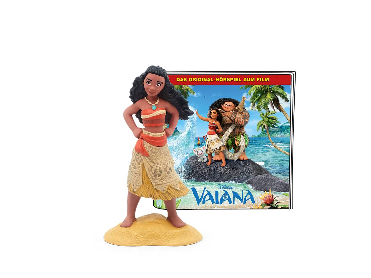 Moana-Figur, die vor einem „Vaiana