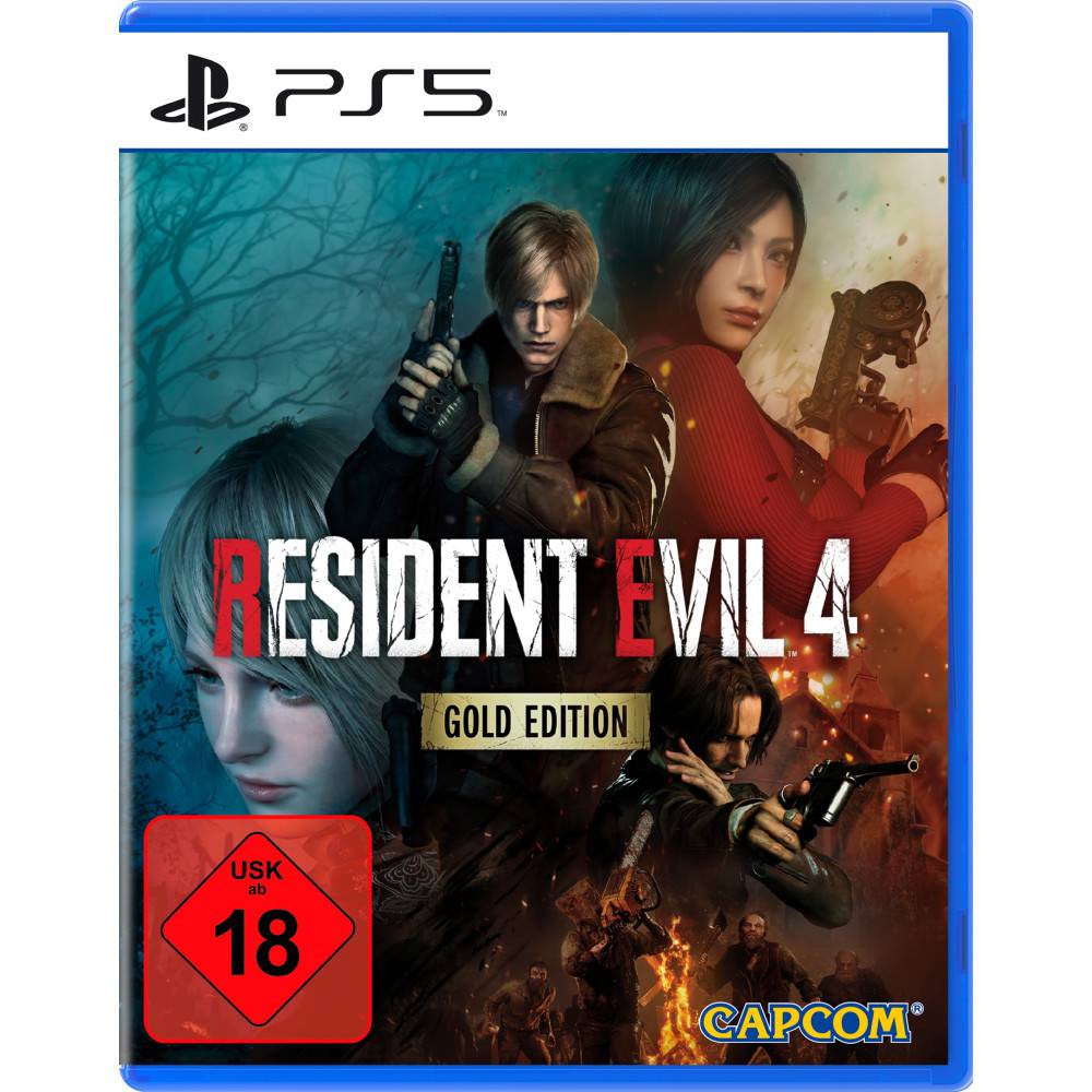 PS5-Spielcover für „Resident Evil 4 Gold Edition