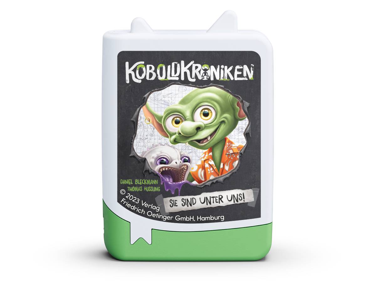 Ein grün-weißer Kinderbuchtitel „Koboldkranken