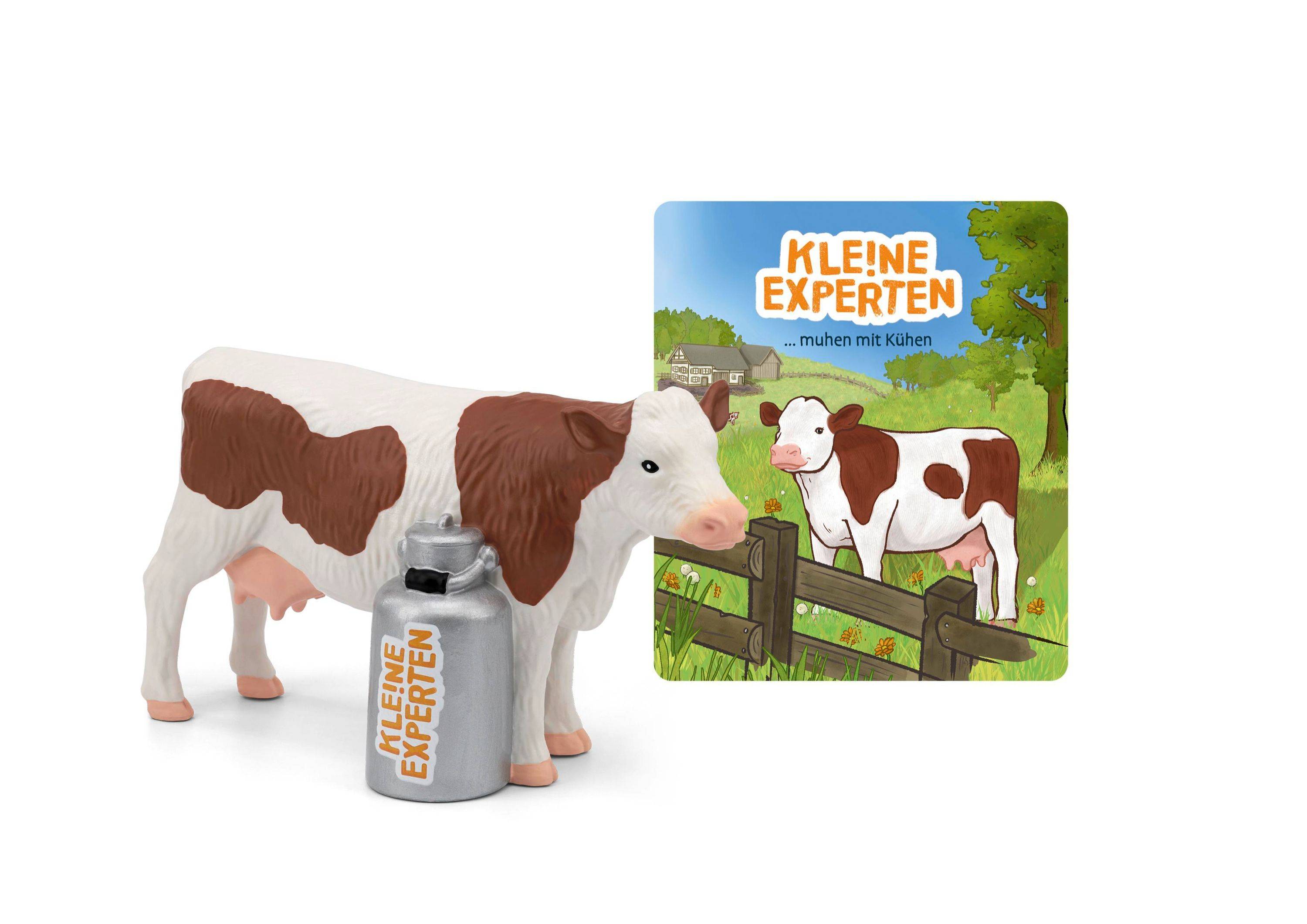 Spielzeugkuh mit silberner „KLEINE EXPERTEN