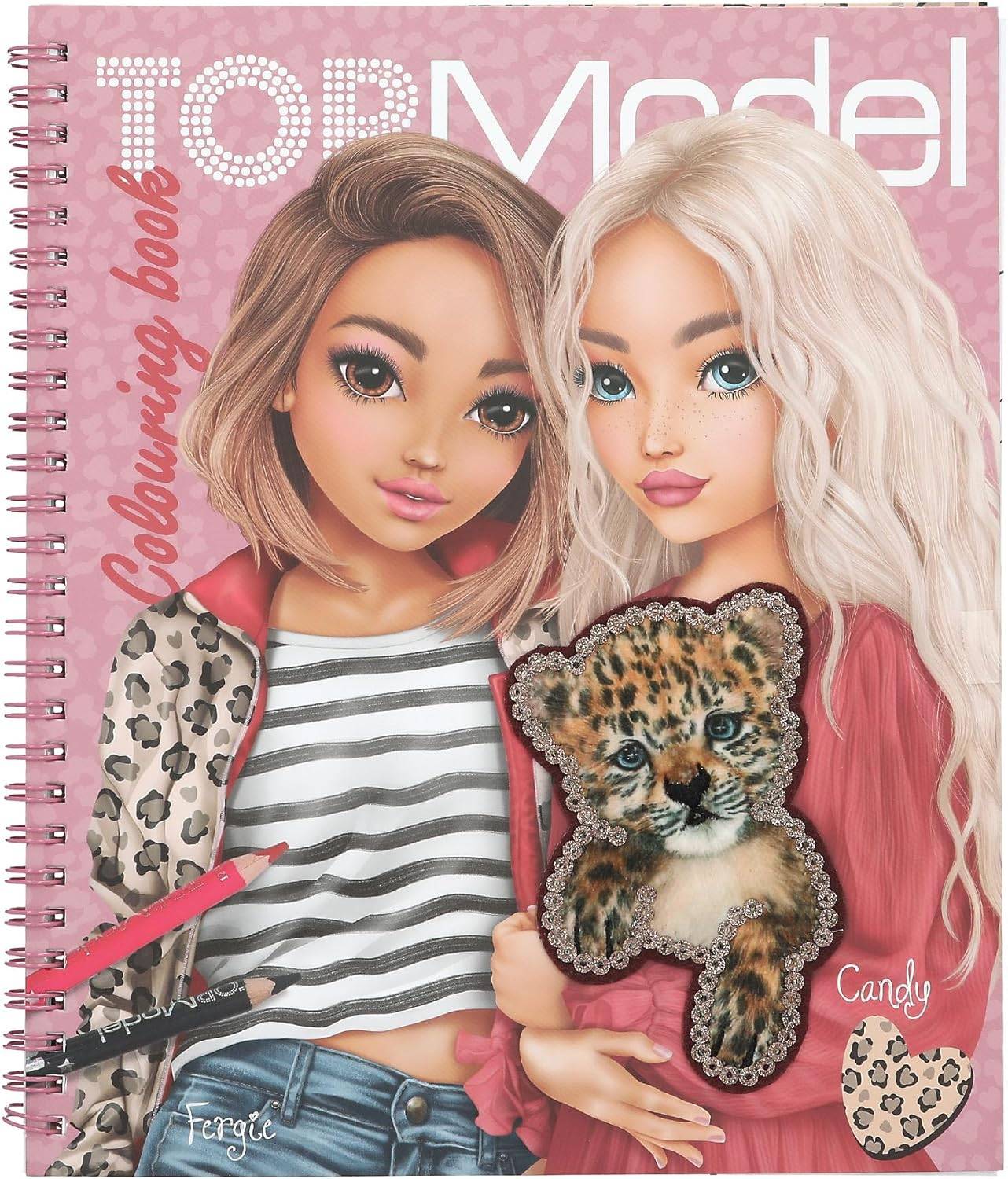 Malbuchangcover mit dem Titel „TOP Model