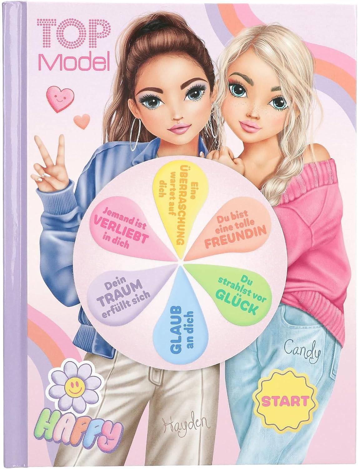Depesche 13352 TOPModel - Stimmungs-Malbuch mit Licht und Sound, Kreativbuch mit 96 vorgedruckten Seiten zum Gestalten und Zeichnen