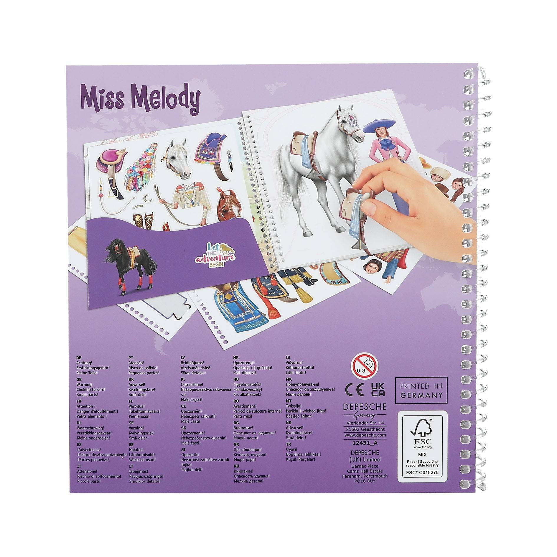 Aktivitätsbuch „Miss Melody