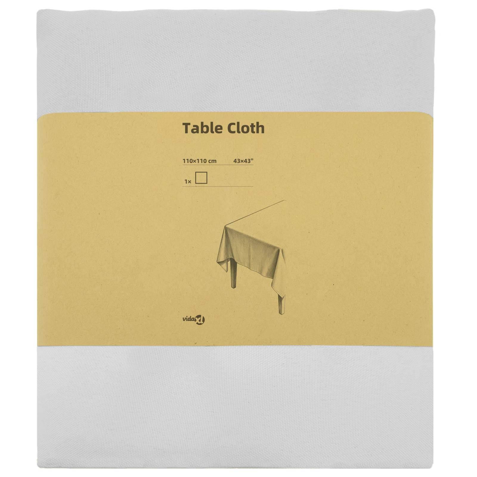 Verpackte Tischdecke mit der Bezeichnung „Tischdecke
