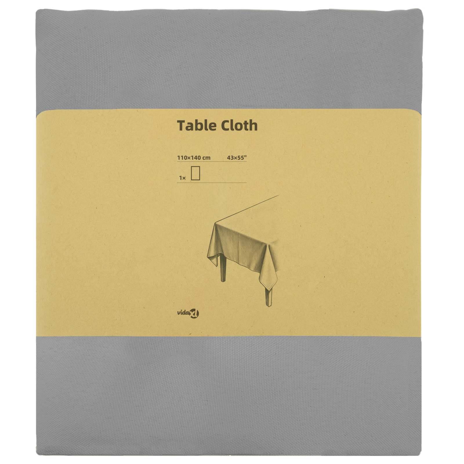 Verpackte Tischdecke mit der Bezeichnung „Tischdecke
