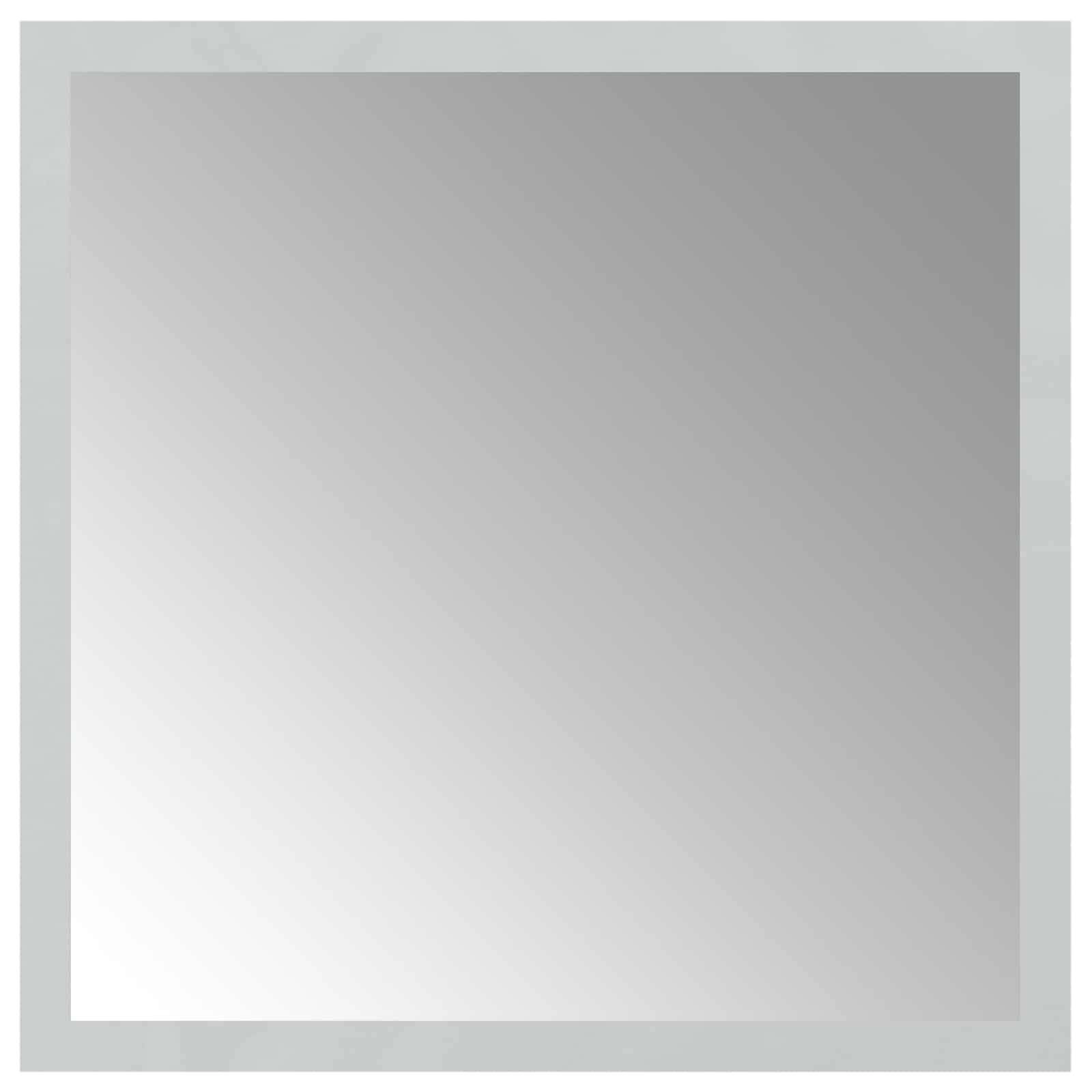 Leeres hellgraues Quadrat-Panel mit subtlem Farbverlauf und dünnem Rahmen.