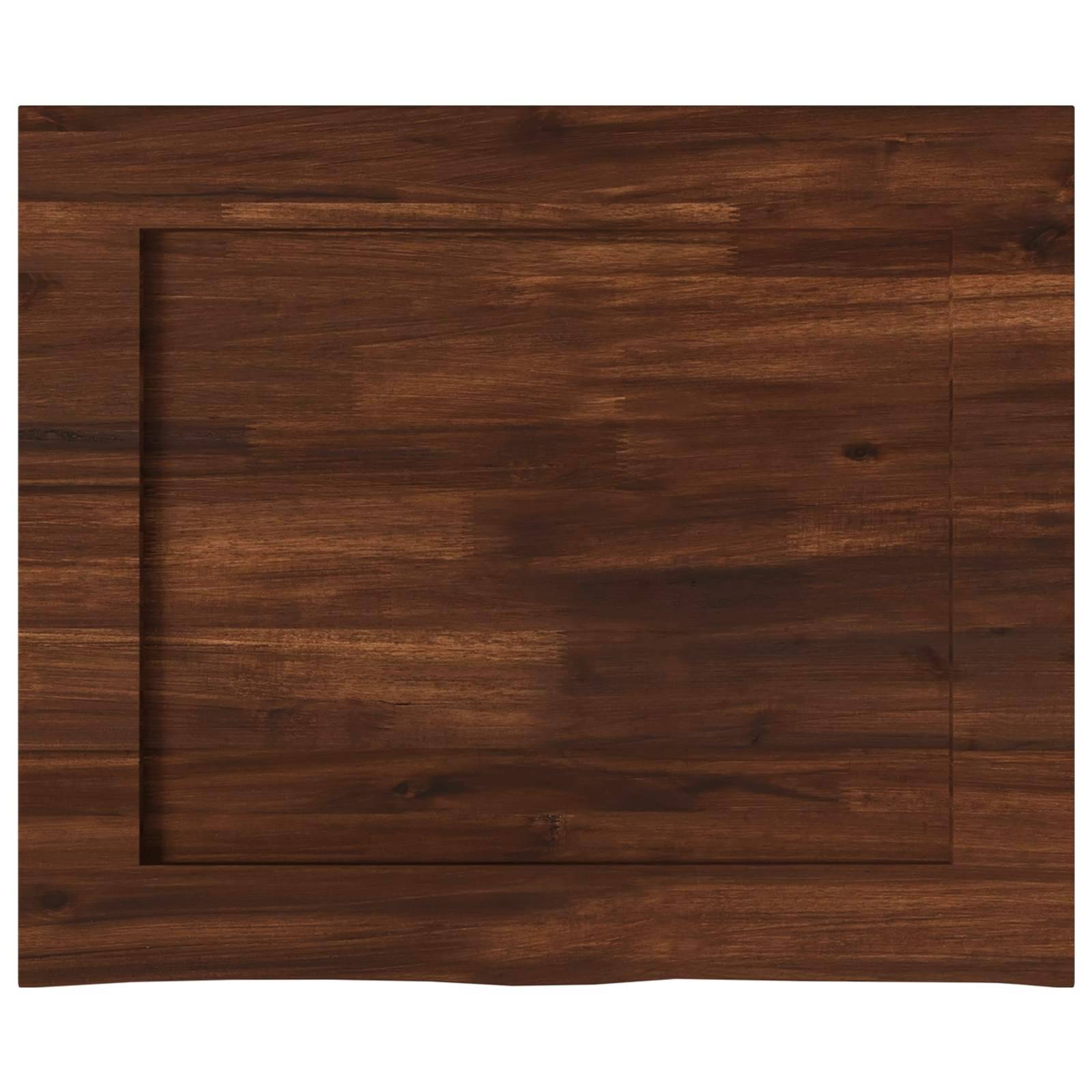 Holzschrankturpaneel mit vertieftem Mittelteil und dunkler Holzmaserungsoptik.