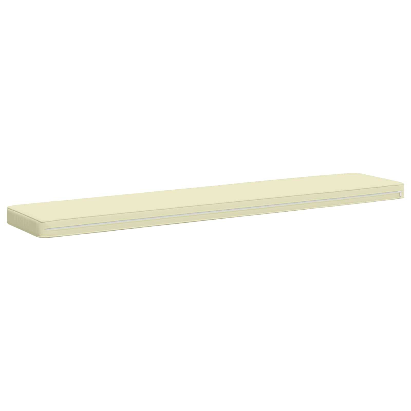 Lange, schlanke beige rechteckige Schachtel oder Box auf weißem Hintergrund, in Perspektive dargestellt.