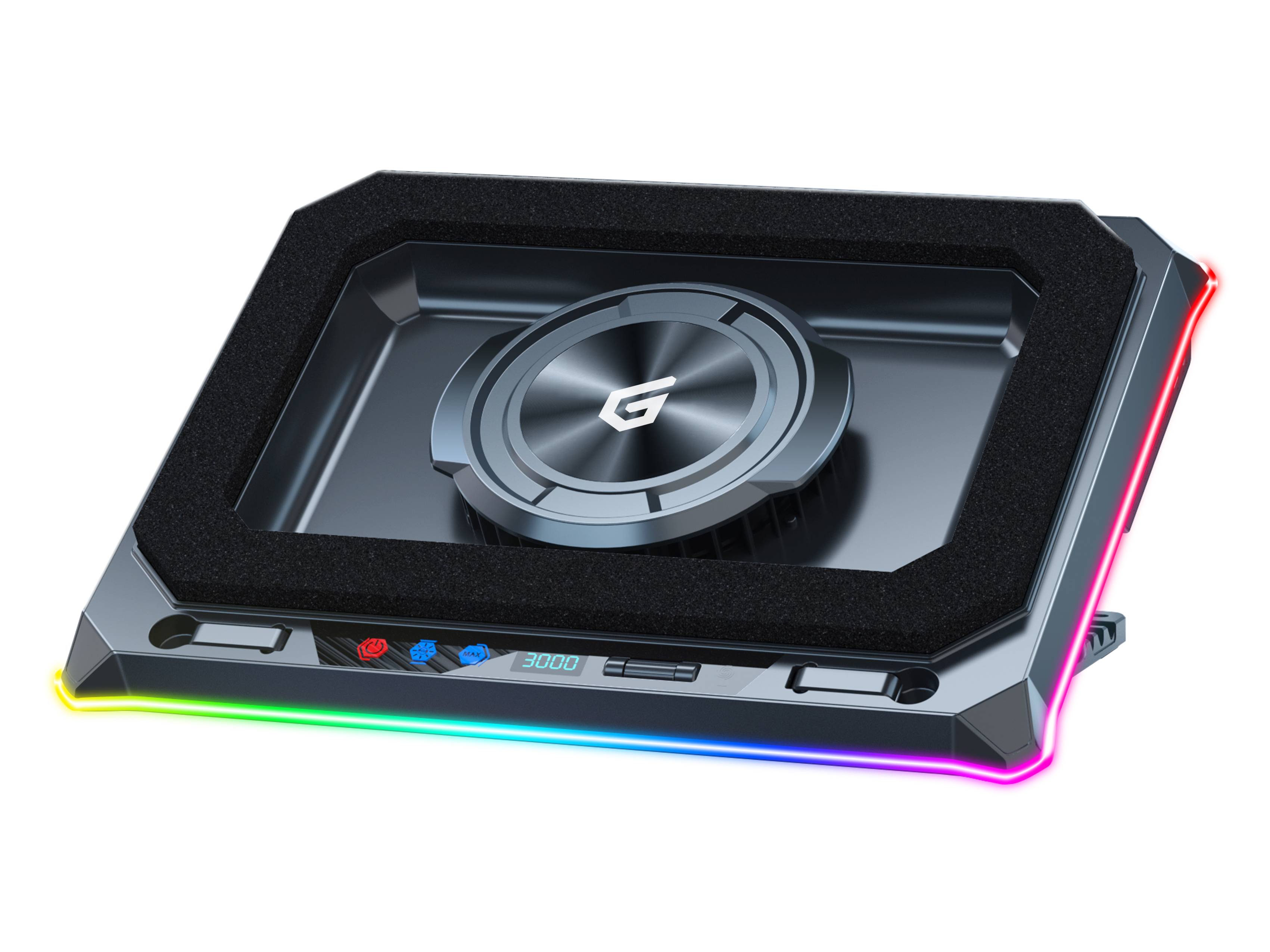 RGB-beleuchteter Gaming-Subwoofer mit zentralem 