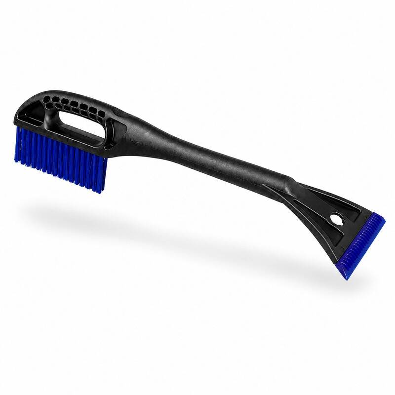 MMXX Eiskratzer inkl. Schneebesen, 63 cm lang, - 12,5 cm breit, PC-Klinge, PP-Griff+Bürste
