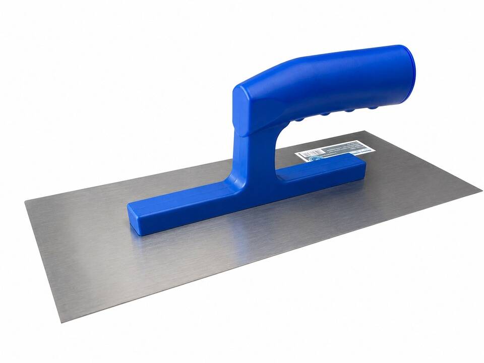 MMXX Gipser-Glättekelle, rostfrei, 280x130x0,7 mm, Ergo-KST-Griff