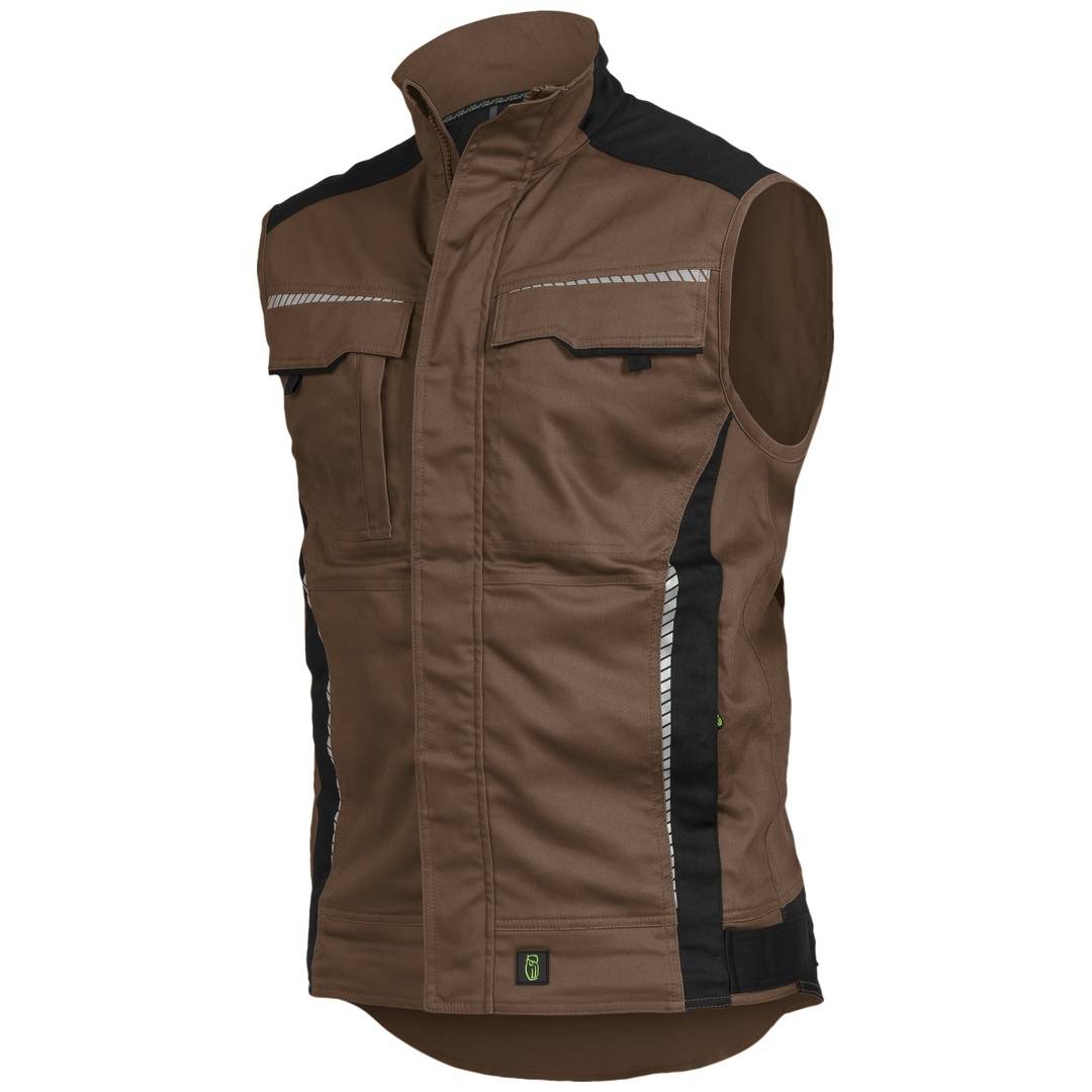 Leibwächter Weste Flex-Line FLEXV Gr. 4XL haselnuss/schwarz