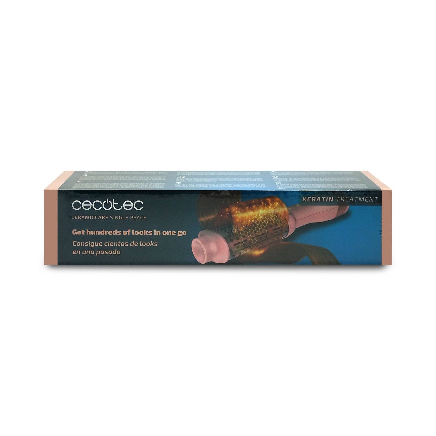 Cecotec CeramicCare Einzel-Haarstyler-Box mit der Aufschrift „Keratinbehandlung