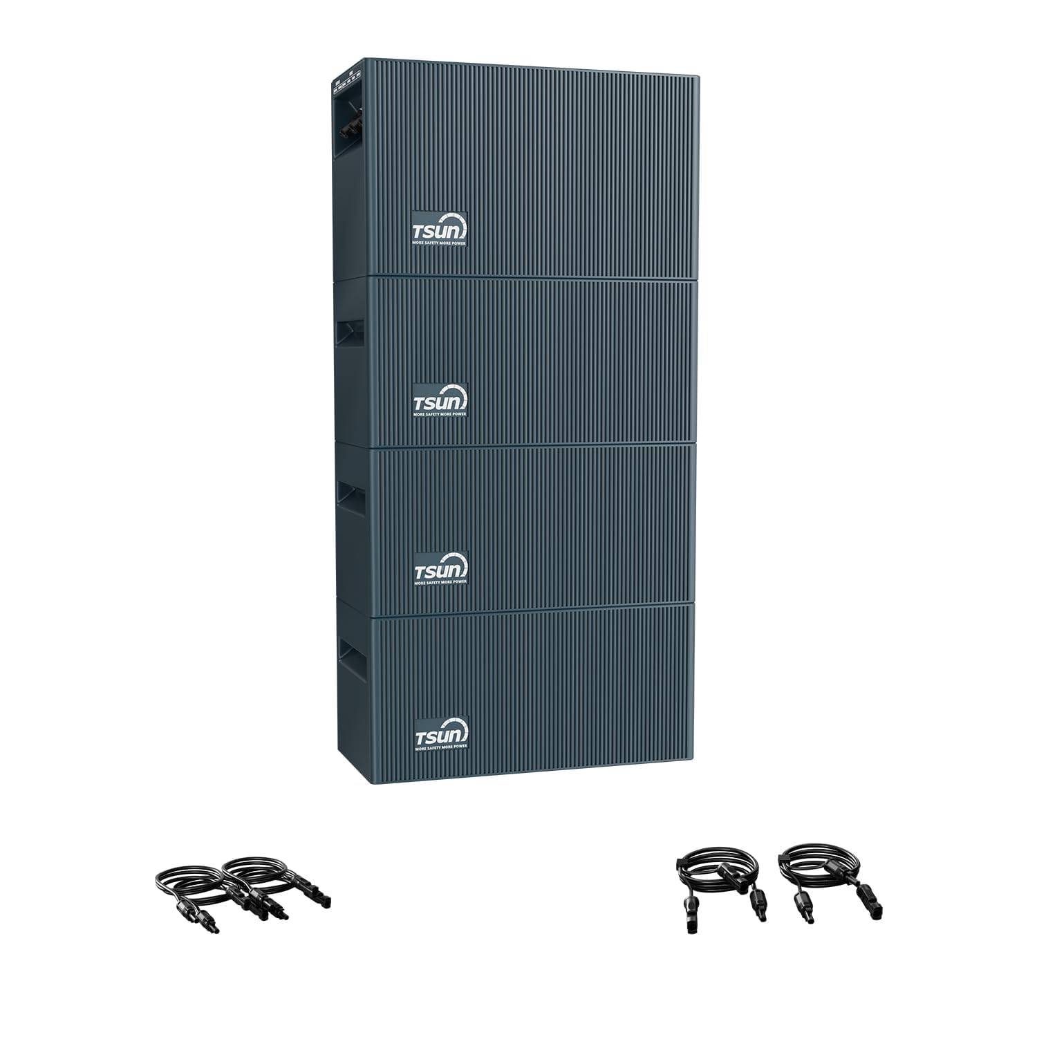 TSUN SolarCan DCU2000Lite Solarspeicher Set mit 3× DB2000Lite Erweiterungsakku 8,04kWh LiFePO4