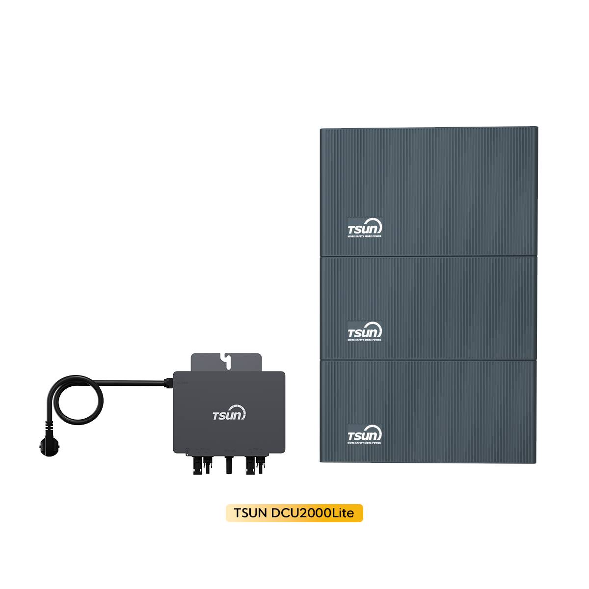 TSUN SolarCan DCU2000Lite Speicher Set mit MX800Lite und 2× DB2000Lite 6,03kWh LiFePO4