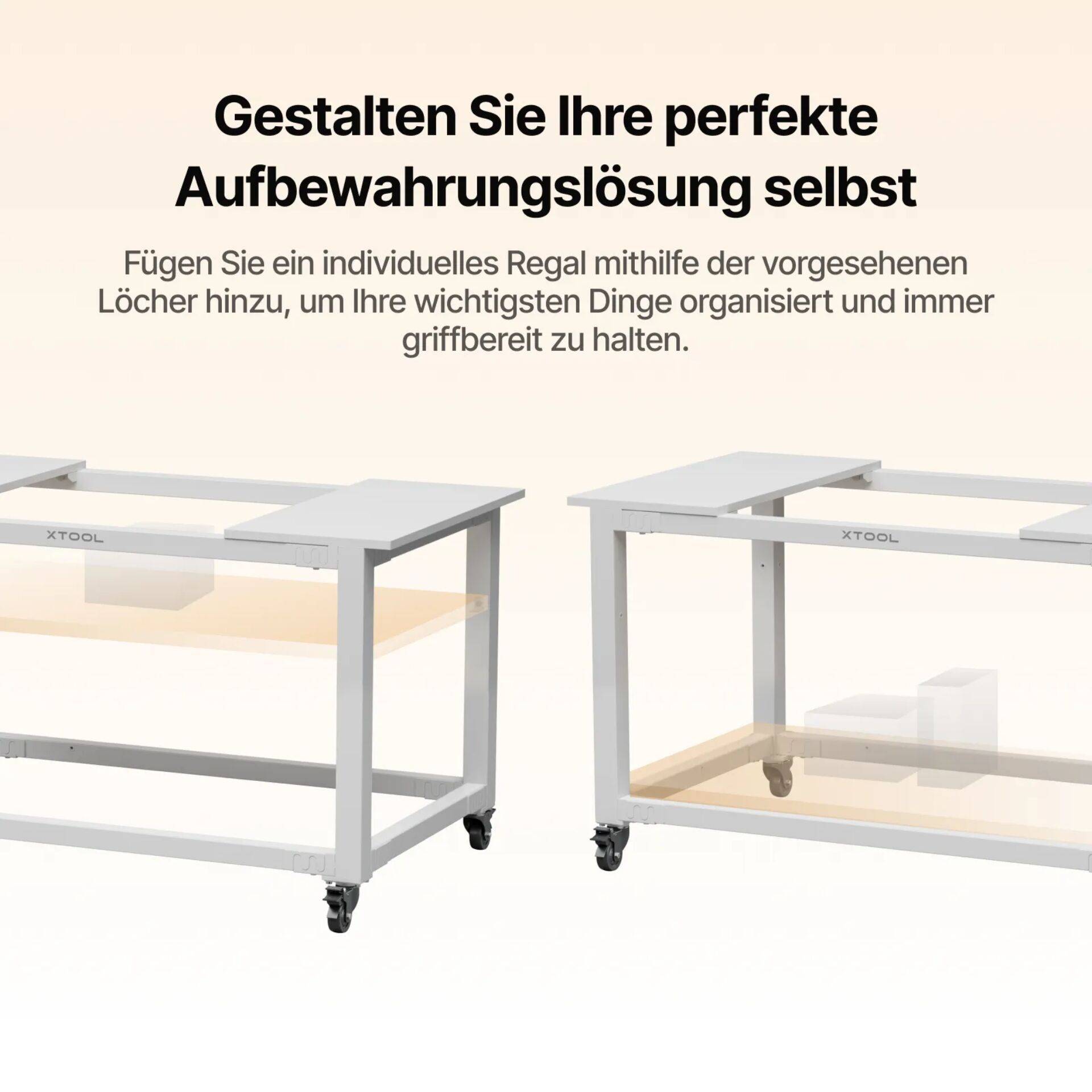 xTool Mobiler Arbeitstisch für P3