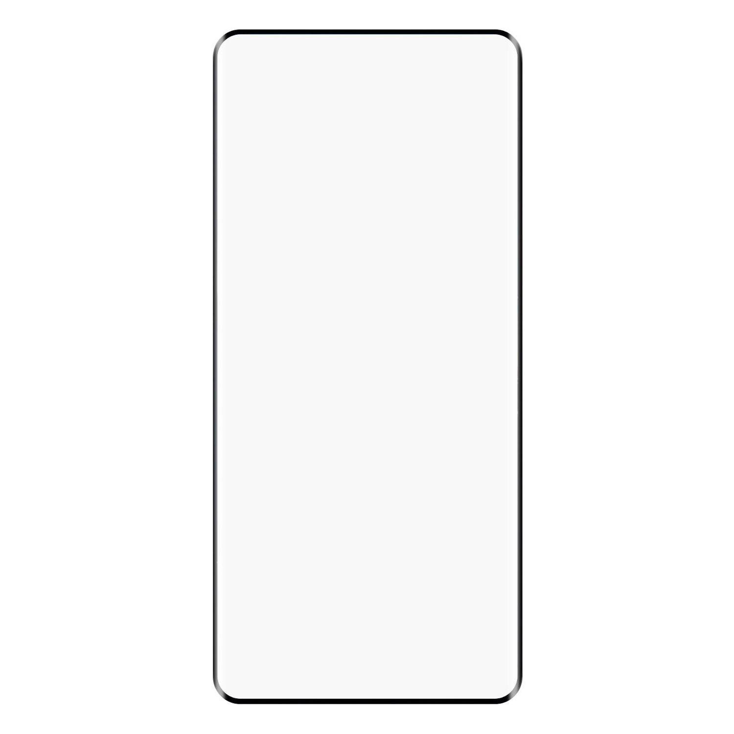 Leeres weiß abgerundetes Rechteck-Smartphone-Display oder App-Mockup-Umriss auf einfachem weißem Hintergrund.